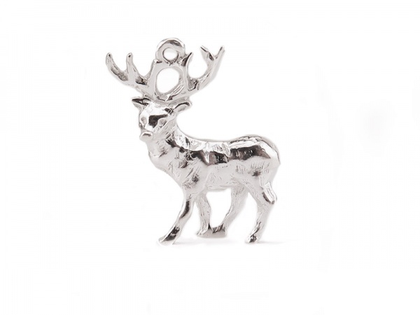 Sterling Silver Stag Pendant 20mm