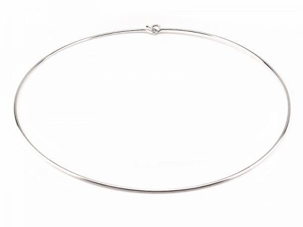 Sterling Silver Wire Choker ~ 15''