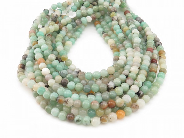 Andean Opal Smooth Round Beads ~ Various Sizes ~ 14.5'' Strand