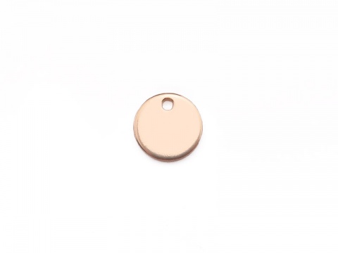 Gold Filled Round Tag 7mm