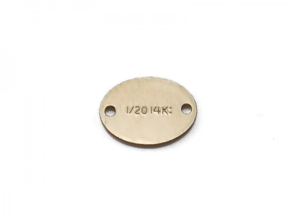 Gold Filled Stamped Connector 7mm