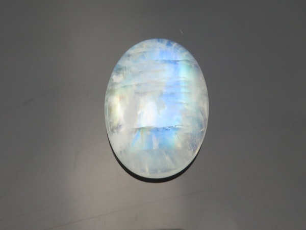 Rainbow Moonstone Oval Cabochon 18mm x 13mm