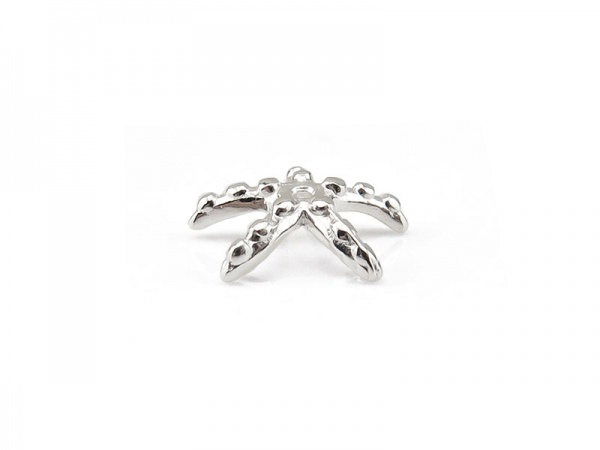 Sterling Silver Starfish Bead Cap 10mm