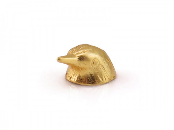 Gold Vermeil Hummingbird Bead Cap 4mm