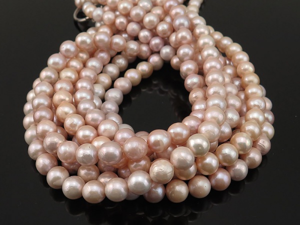 Freshwater Ming Pearl Baroque Beads 9.5-11mm ~ 16'' Strand