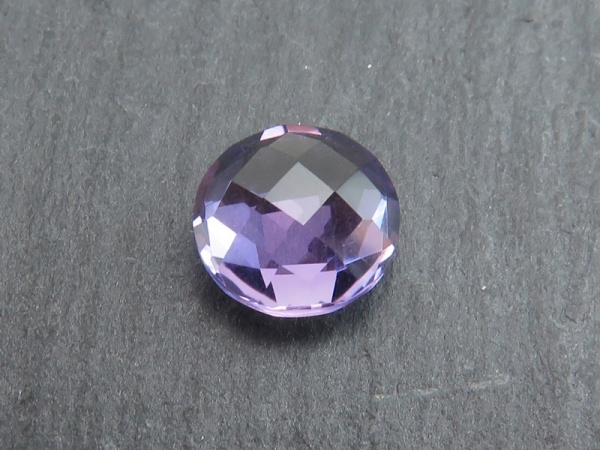 Brazilian Amethyst Faceted Coin 8mm