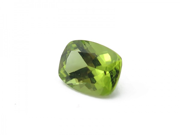 Peridot Faceted Rectangle 8mm x 6mm