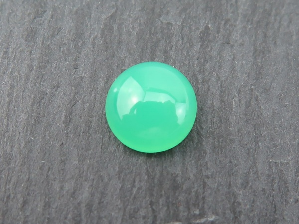 Fair Mined Chrysoprase Round Cabochon 8mm