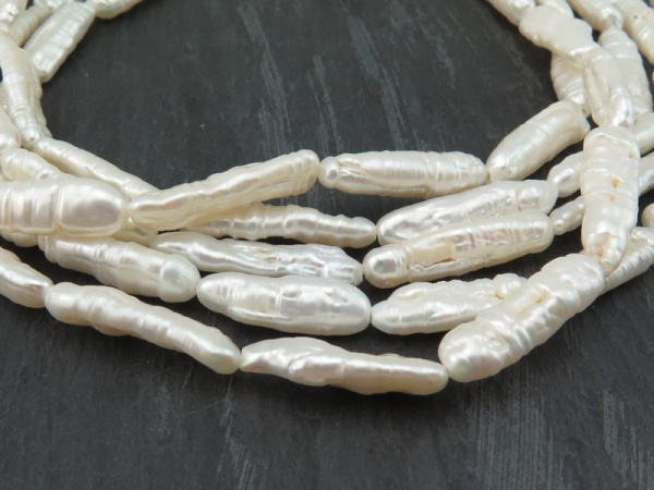 Freshwater Pearl Stick Beads 22-23mm ~ 15'' Strand
