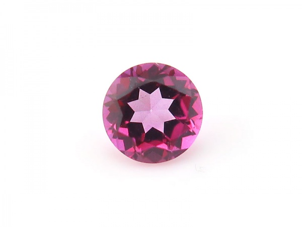 Pink Topaz Faceted Round ~ Various Sizes