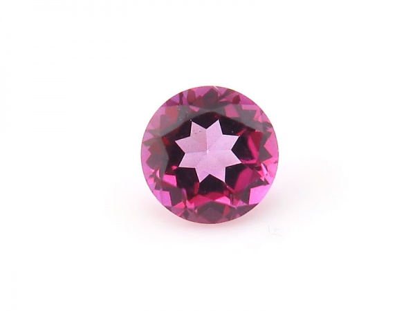 Pink Topaz Faceted Round ~ Various Sizes