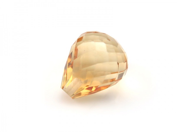 Citrine Faceted Teardrop ~ Half Drilled ~ Various Sizes