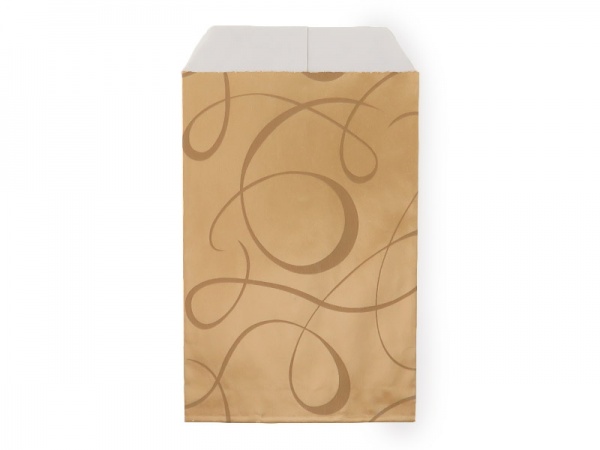 Paper Bag ~ Gold Scroll ~ 12cm x 7cm