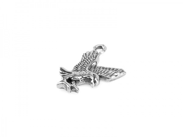 Sterling Silver Eagle Charm 14mm