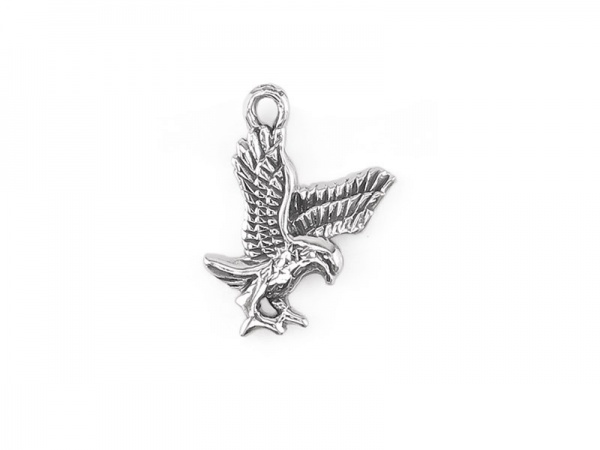 Sterling Silver Eagle Charm 14mm
