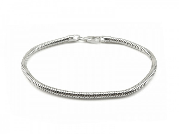 Sterling Silver Snake Chain Bracelet ~ 7.5''