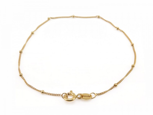 Gold Filled Satellite Chain Bracelet ~ 7.5''