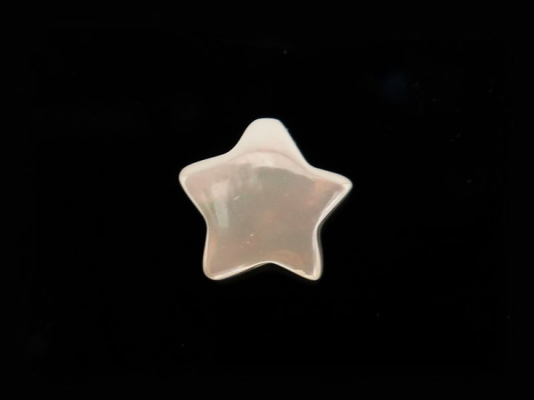 Mother of Pearl Star Bead 8mm ~ SINGLE