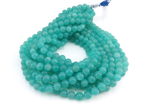 AA+ Amazonite Smooth Round Beads ~ Various Sizes ~ 15.5'' Strand