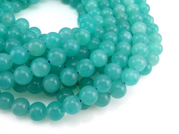 AA+ Amazonite Smooth Round Beads ~ Various Sizes ~ 15.5'' Strand