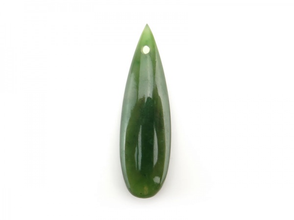 Nephrite Jade Smooth Pear Briolette 30mm - SINGLE