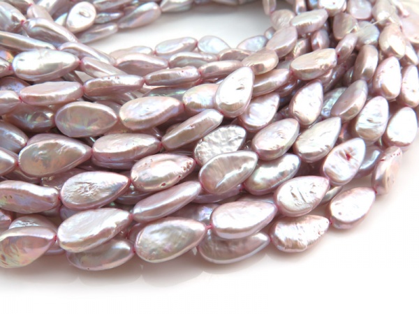 Freshwater Pearl Lilac Pear Beads 14-15mm ~ 15.5'' Strand