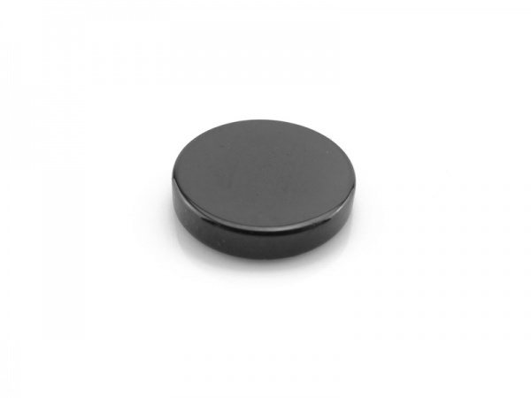 Black Spinel Flat Smooth Disc 10mm