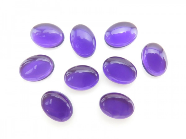 African Amethyst Oval Cabochon ~ Various Sizes