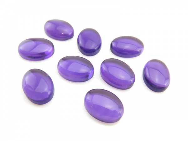 African Amethyst Oval Cabochon ~ Various Sizes
