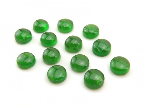 Chrome Diopside Round Cabochon 5mm