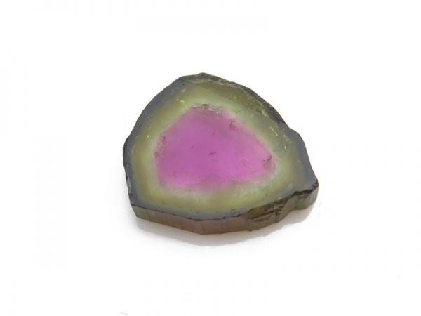 Fair Mined Watermelon Tourmaline Slice 14.75mm