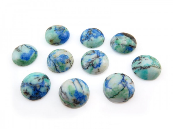 Azurite Round Cabochon 10mm