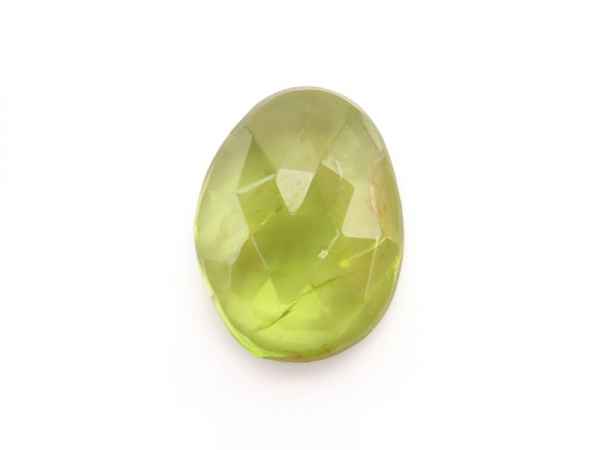 Peridot Rose Cut Slice 12.25mm