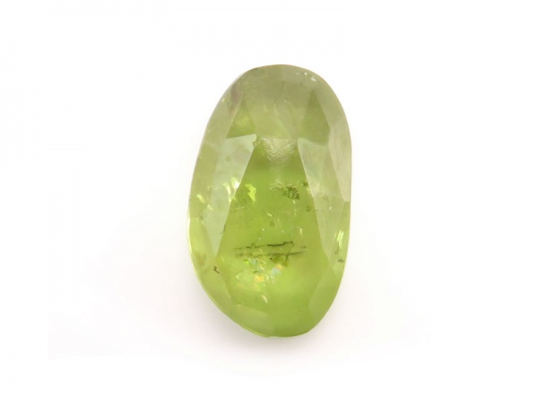Peridot Rose Cut Slice 12.75mm
