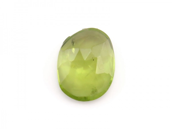 Peridot Rose Cut Slice 10.5mm