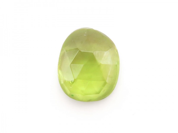 Peridot Rose Cut Slice 9.75mm