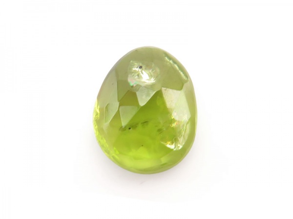 Peridot Rose Cut Slice 11.25mm