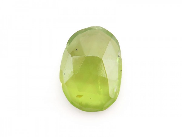 Peridot Rose Cut Slice 11.75mm