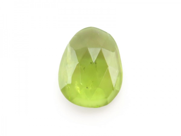 Peridot Rose Cut Slice 10.5mm