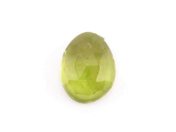 Peridot Rose Cut Slice 11.5mm