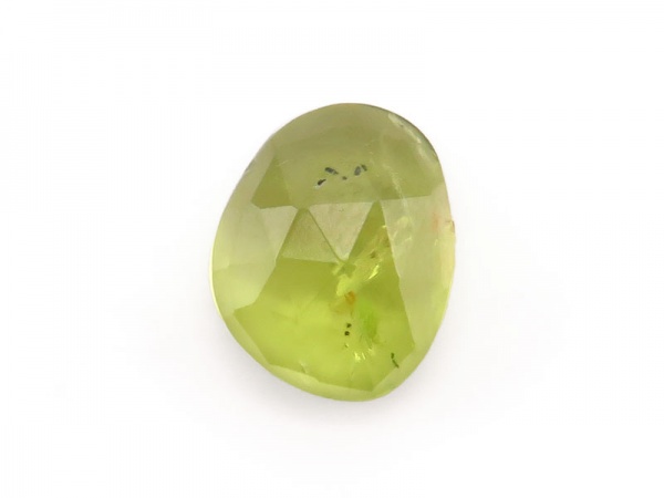 Peridot Rose Cut Slice 10.25mm