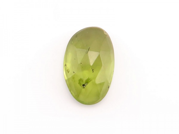 Peridot Rose Cut Slice 12.25mm