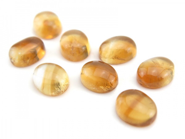 Citrine Oval Cabochon 10mm x 8mm