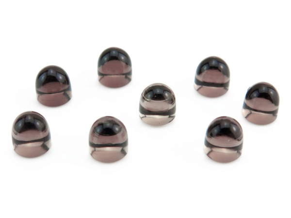 Smoky Quartz Bullet Cabochon 5mm