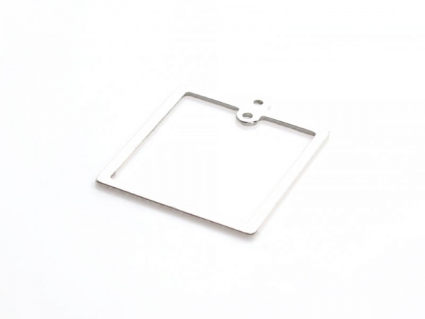 Sterling Silver Frame with Loop 18mm