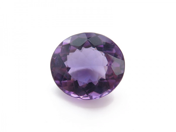 Amethyst Faceted Oval 18mm