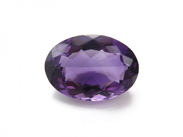 Amethyst Faceted Oval 24mm