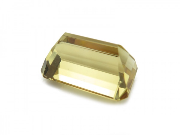 Citrine Faceted Octagon 24mm x 15mm