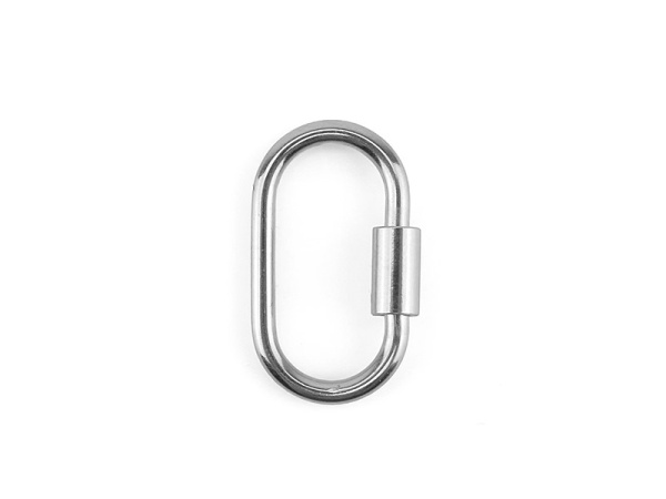 Sterling Silver Carabiner Connector 21mm