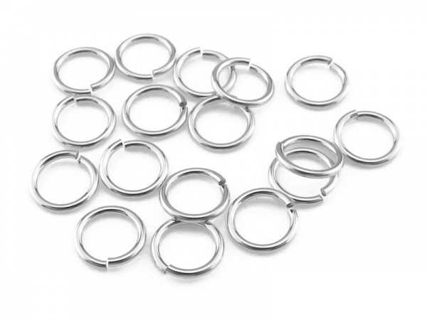 Sterling Silver Open Jump Ring 5mm ~ 22ga ~ Pack of 10